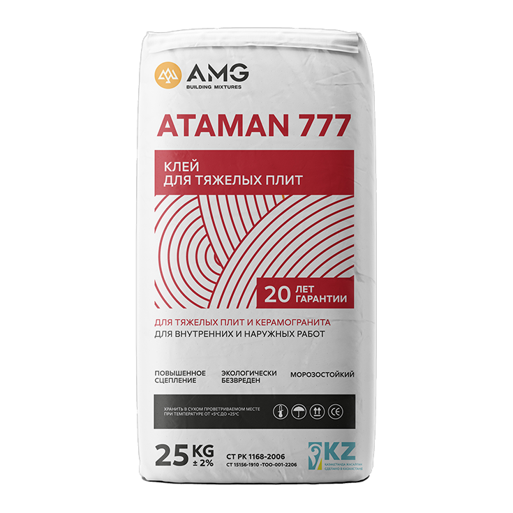 Клей для кафеля и мрамора «Ataman-777»