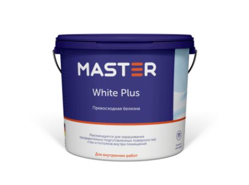 White Plus — белоснежная краска для стен и потолков